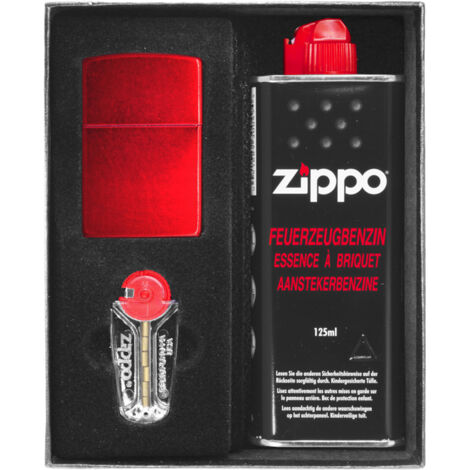 Coffret briquet Zippo Rouge Pomme d'Amour MT LTR Cadeau n° 1
