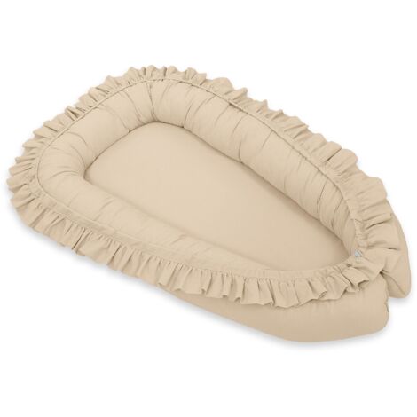 Lange bébé cocon Premium à volants MY SWEET BABY - beige (1/4)