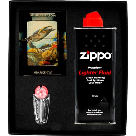 Coffret cadeau briquet ZIPPO DEEP SEA DESIGN n° 1 (1/3)