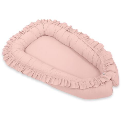 Lange bébé cocon Premium à volants MY SWEET BABY - rose sale (1/4)
