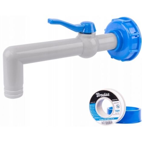 Bradas IBCS60-GTM903419 Robinet 90° pour tuyau 25 mm (1/2)
