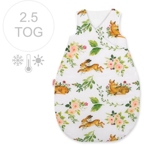 Gigoteuse isotherme pour bébé toutes saisons, 75 cm - en forêt
