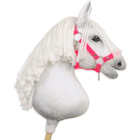 Licol réglable Hobby Horse A3 - Rose fluo (1/4)