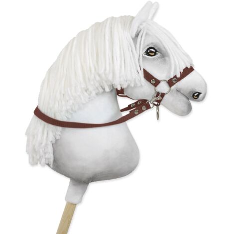 Rênes pour cheval de loisir - Marron (1/3)