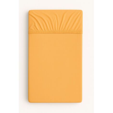 Drap housse en coton pour berceau 140x70 cm - pêche (1/2)