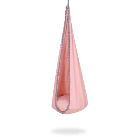 Hamac suspendu My Sweet Baby Cocoon - Rose poudré (1/5)