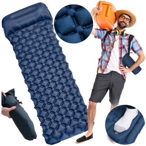 Matelas simple avec pompe, tapis de voyage pliable, fête des pères (1/5)