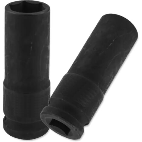Douille à impact hexagonale profonde à paroi mince Forsage 19 mm (1/2") (1/5)