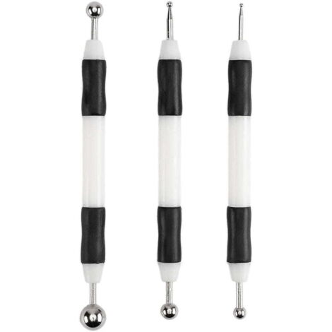 Lot de 3 ciseaux à bout sphérique en métal  Vaessen Creative (1/5)