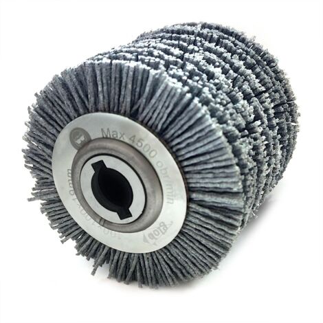 GLOB TOOLS Brosse abrasive en fibre de bois vieilli 100 x 100 x 19 mm (1/5)