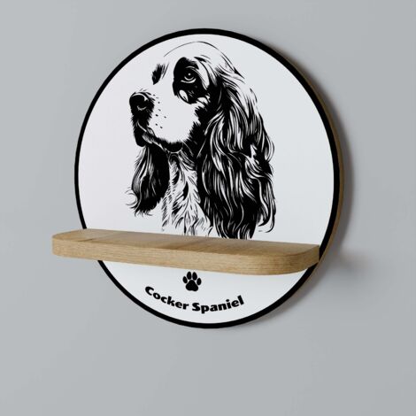 COCKER SPANIEL ANGLAIS Étagère ronde (1/5)
