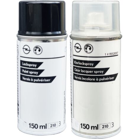 Peinture d'origine pour OPEL G70 Set 2x150ml Spray Diamant Schwarz Met. (1/5)