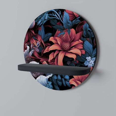 Étagère ronde FLOURISH FANTASY noire (1/5)