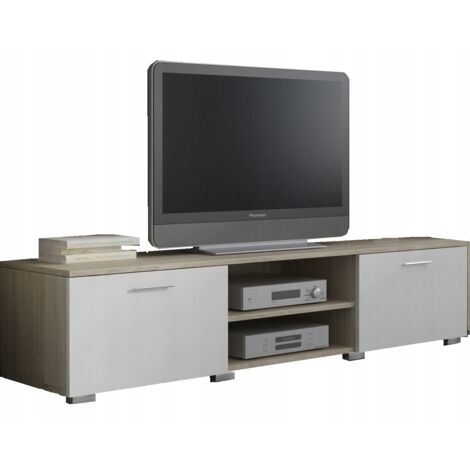 Table TV moderne et élégante 140 SONOMA BLANC (1/4)