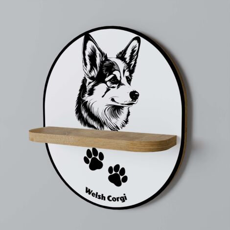 Étagère ovale WELSH CORGI PEMBROKE (1/5)