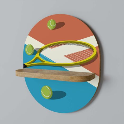 Étagère ovale TENNIS ESSENTIALS (1/5)