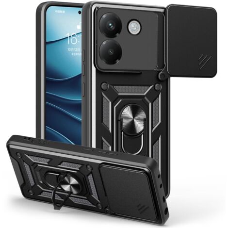 Coque Tech-Protect Camshield Pro pour Xiaomi Poco M7 Pro 5G, noire (1/5)