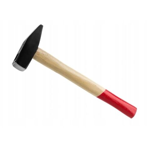Marteau Serrurier 400g - Manche En Bois, Tête En Acier Forgé, Ergonomique, Pour Atelier Et Bricolage