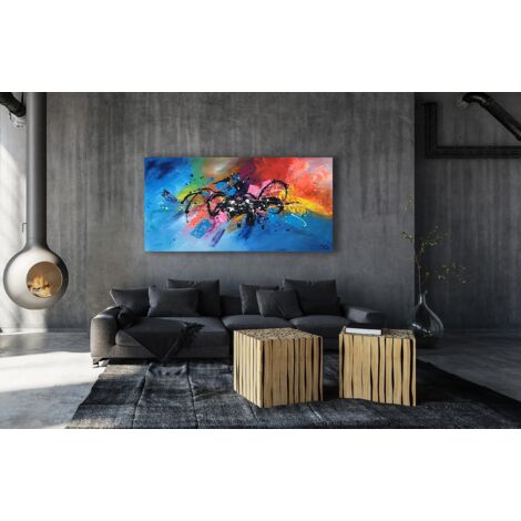 Monica Mirafiori I 100% HANDGEMAAKT I Schilderij Bullock