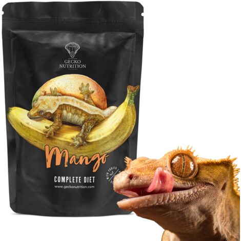 Gecko Nutrition Banane Mangue - nourriture pour geckos : Gecko à crête, Felsuma 50 g