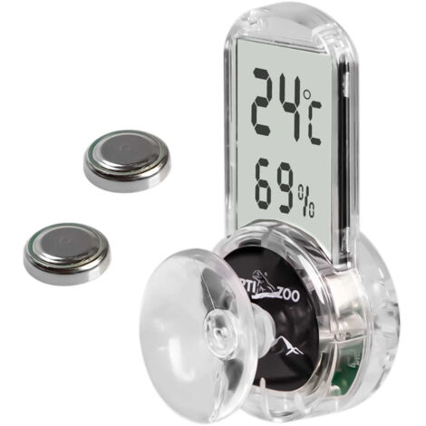 Thermomètre et hygromètre à 4 faces Repti-Zoo - Thermomètre et hygromètre LCD (1/5)