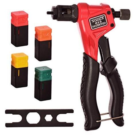 PINCE À RIVETER MANUELLE POUR ÉCROUS À RIVETER M3 M4 M5 M6, COFFRET (1/4)