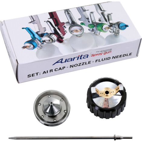 Ensemble de buses de rechange pour pistolet à peinture AUARITA HVLP 1,0 mm (1/2)