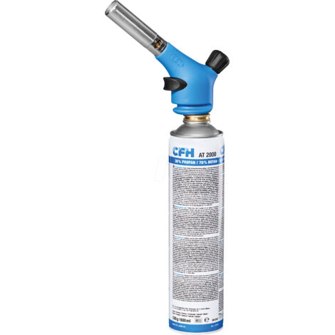 Chalumeau à gaz pour tresses et soudure tendre 1900 °C piézo 600 ml (1/5)