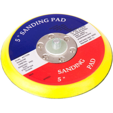 Disque Velcro SP-06 de 125 mm (sans trous) pour meuleuse pneumatique (1/2)