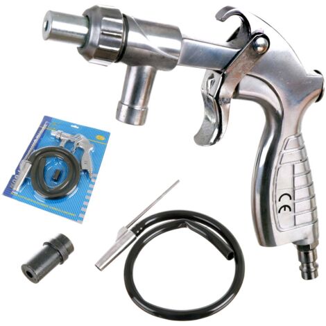 Pistolet de sablage avec tuyau et 2 buses pour l'élimination de la rouille, de la peinture et de la corrosion (1/5)