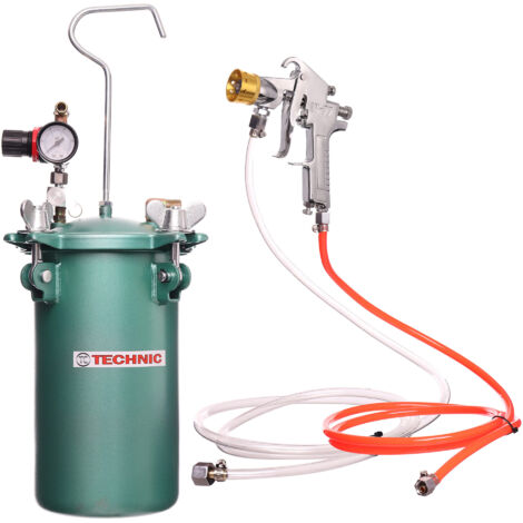 PISTOLET À PEINTURE PROFESSIONNEL RÉSERVOIR EN TÉFLON 4L