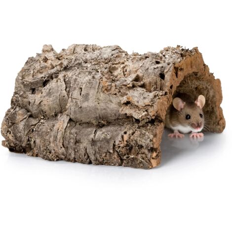 Grotte BioCork Cave S en écorce de chêne-liège 15x8x15cm