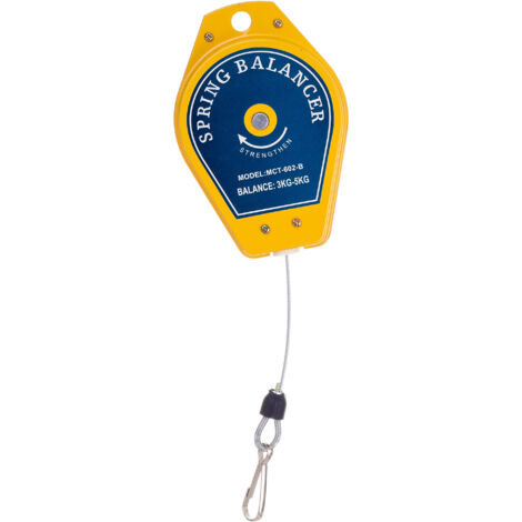 ÉQUILIBREUR À CORDE POUR OUTILS DE SUSPENSION 3,0-5,0 KG BOÎTIER MÉTALLIQUE (1/4)