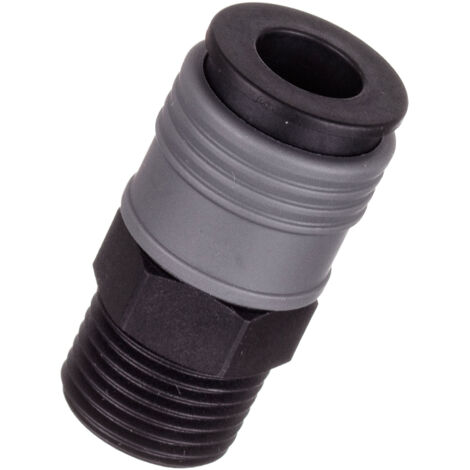 Raccord rapide pneumatique composite 1/2 pouce type 26 pour air (1/3)