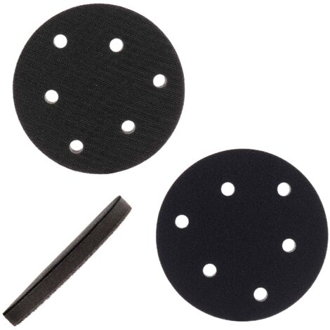 Entretoise de protection pour ponceuse avec velcro, éponge de 125 mm (1/4)