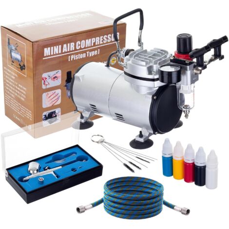 Compresseur de modélisme pour aérographe, peinture aérographe et tuyau pour travaux