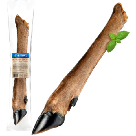 Sabot de cerf avec fourrure Petmex Natural Dog Chew 1 pièce (1/4)