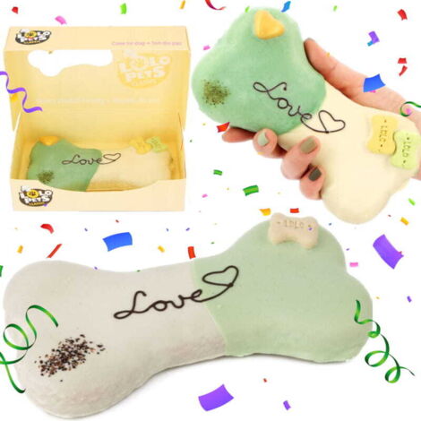 Friandises pour chiens : Gâteau d'anniversaire à la viande et aux légumes « Love » Lolo Pets 250 g (1/4)
