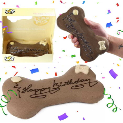 Friandises pour chiens Lolo Pets, saveur gâteau d'anniversaire chocolat-noix, 250 g (1/4)