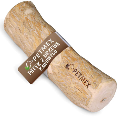 Bâtonnet à mâcher naturel pour chien, issu du caféier (arbre à café), Petmex taille XXL (1/2)