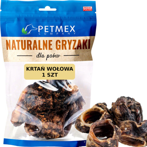 Friandise à mâcher naturelle pour chiens Larynx de bœuf Petmex 1 pièce. (1/3)