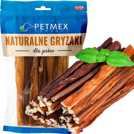 Friandises naturelles pour chiens à mâcher Petmex Intestins de porc séchés 100 g (1/2)