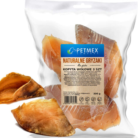 Délicatesse, mastication naturelle pour chiens Petmex Sabots de Boeuf 3 pcs. (1/3)