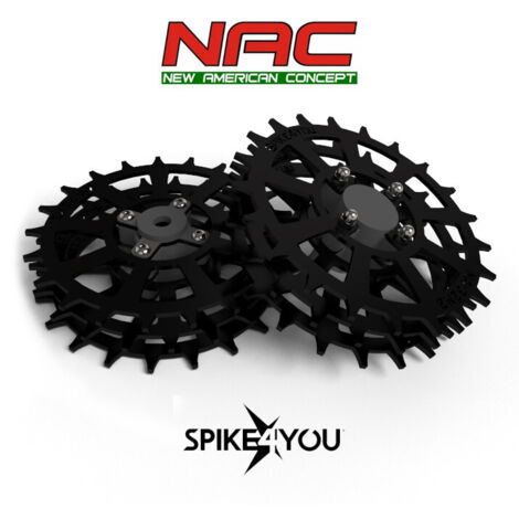 Roues pour robot tondeuse NAC RLM600-FS et RLM300-FS, en acier inoxydable de 3 mm (1/5)