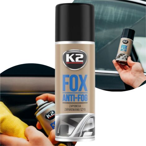 Agent antibuée K2 FOX pour vitres 150 ml Liquide antibuée efficace (1/5)
