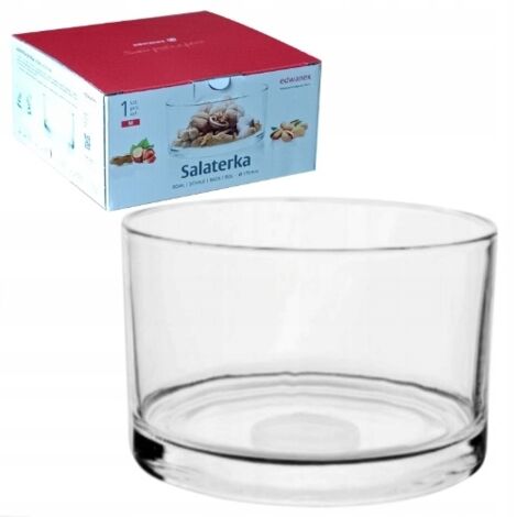Saladier en verre, simple, élégant, classique, pour salade, 11 cm, 1 pièce. (1/5)