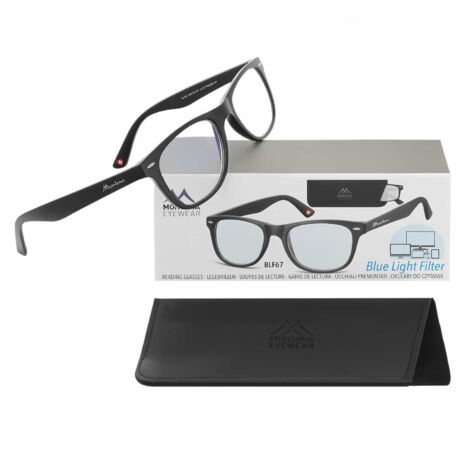 Lunettes de lecture asphériques Montana avec pendentif MR63A, puissance 15 (1/5)