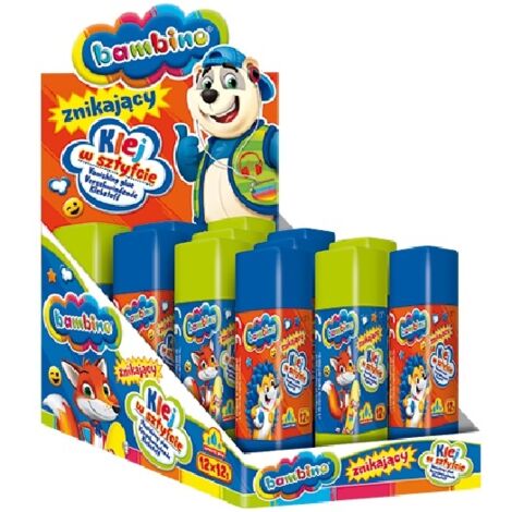 Bâton de colle disparaissant Bambino 12 g (1/4)
