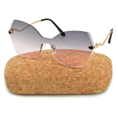 Lunettes d'ordinateur œil de chat pour femme avec filtre anti-lumière bleue, verres sans monture, 25653 (1/5)