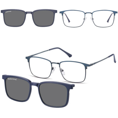 Lunettes de lecture et d'ordinateur PREMIUM 125 antireflets pour homme STL280 Bleu (1/5)